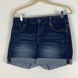 No Boundaries girls blue jean shorts size 9